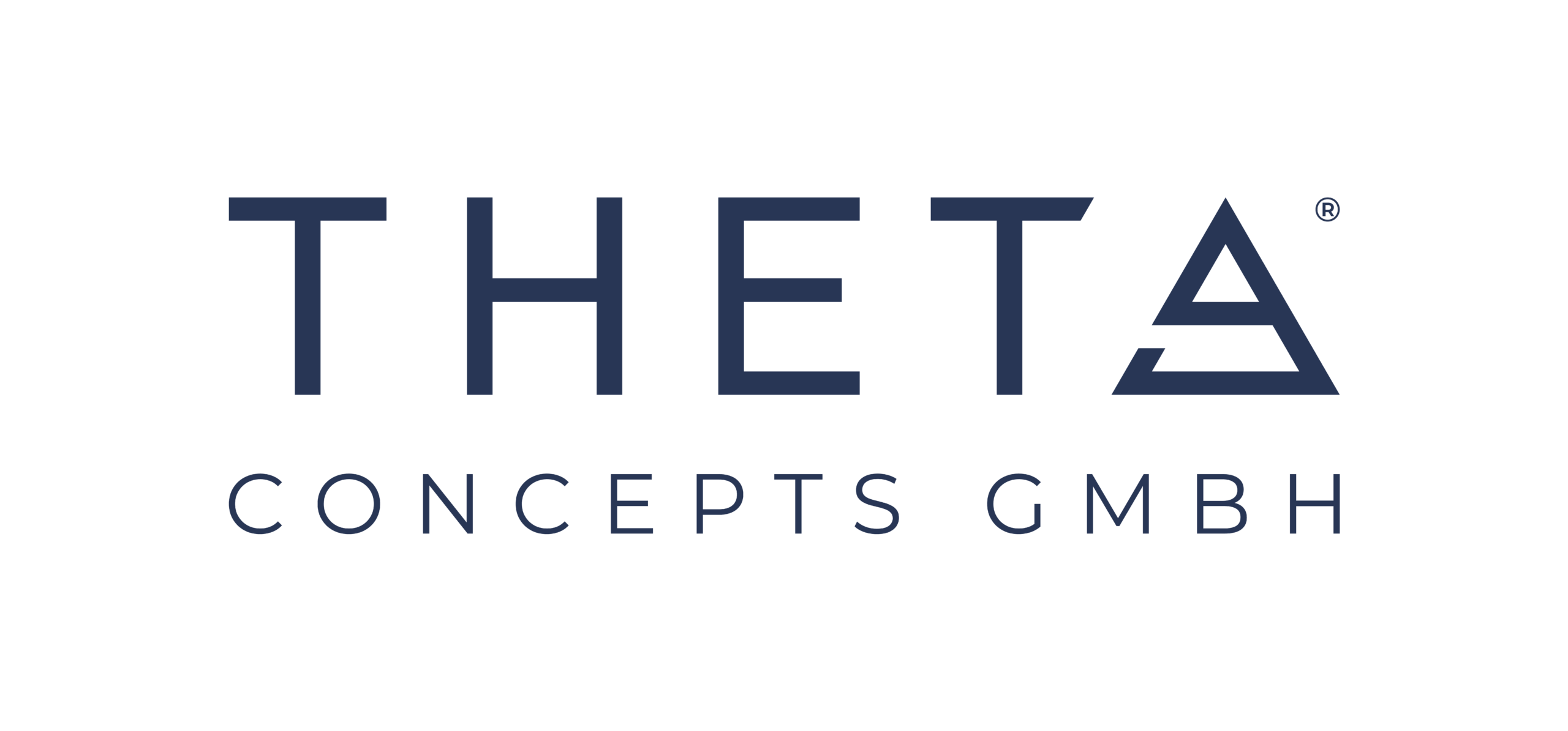 Theta logo blau ganzer name transparent